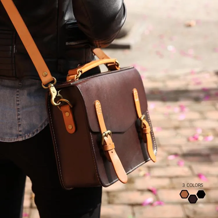 Women's Leather Classic Satchel Bag