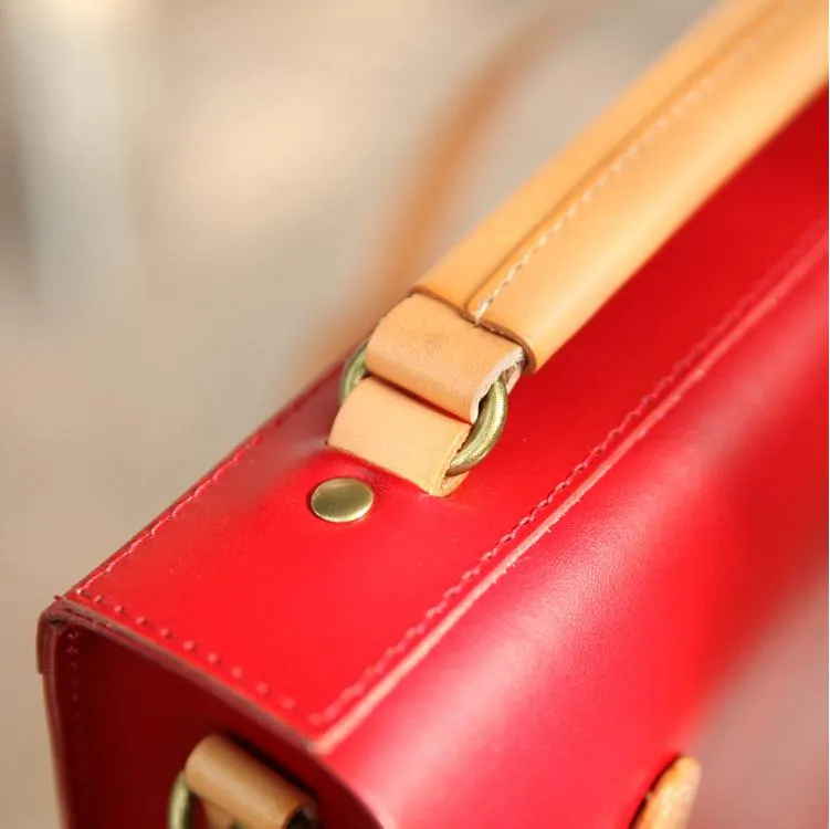 Women's Leather Classic Satchel Bag