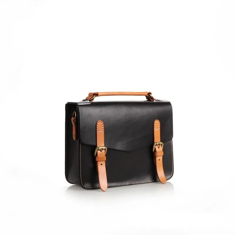 Women's Leather Classic Satchel Bag