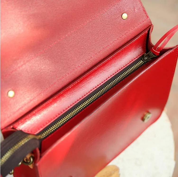 Women's Leather Classic Satchel Bag
