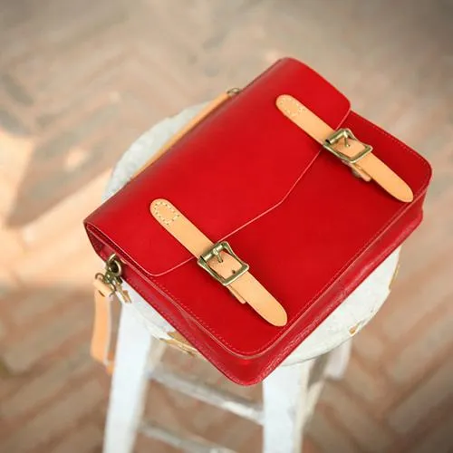 Women's Leather Classic Satchel Bag