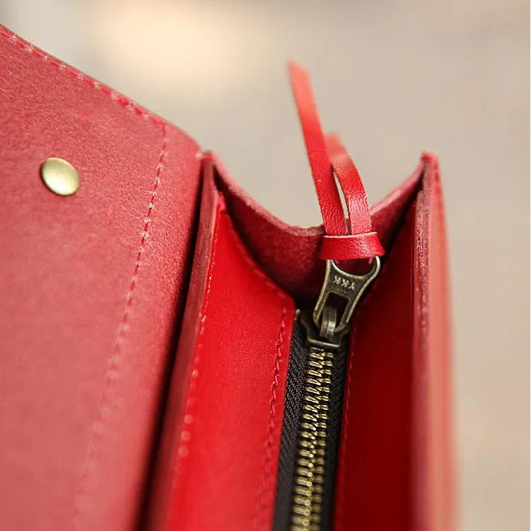 Women's Leather Classic Satchel Bag