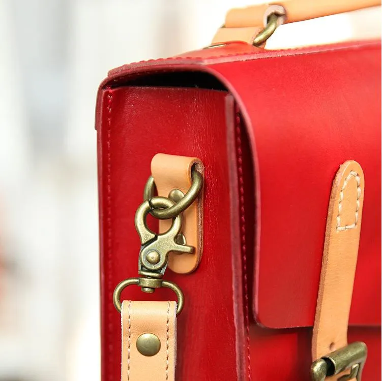 Women's Leather Classic Satchel Bag