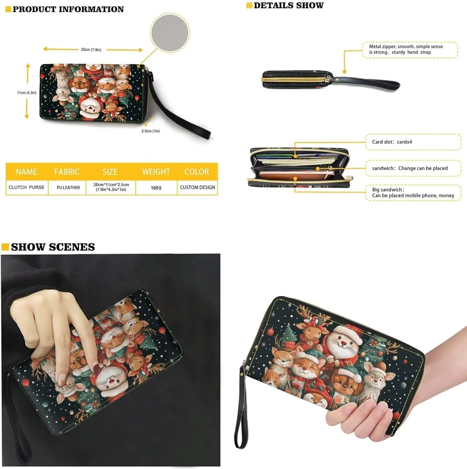 Womens Purses and Handbags Fashion Office Work Handbag Purse 3Pcs Set